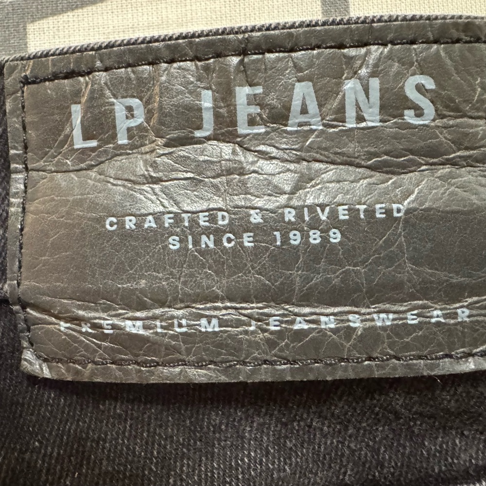 Men's Black Denim. B49